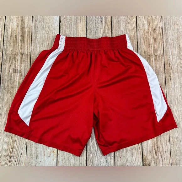 Mens Under Armour Red White Athletic Gym Shorts Size Small - Picture 5 of 6